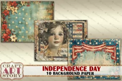 Vintage shabby Independence Day,4th of July Product Image 4