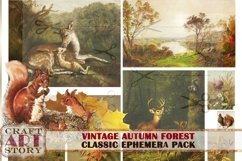 Autumn forest,fall landscape Ephemera Pack,digital Product Image 2