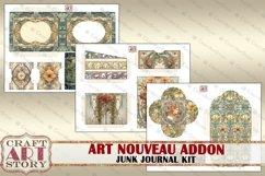 Art Nouveau Junk Journal Pages ADDON,Elegance 1900s Product Image 4