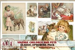 Children Book Illustration Ephemera Pack,Printable kit Product Image 3
