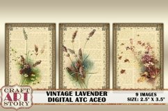 Vintage LAVENDER Digital Collage Sheetscollage sheets,Cards Product Image 4