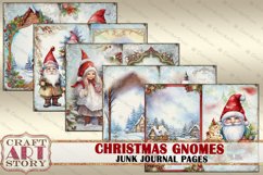 Christmas gnomes Junk Journal Pages,winter printables Product Image 4
