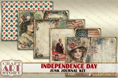 Vintage shabby Independence Day,4th of July Product Image 4