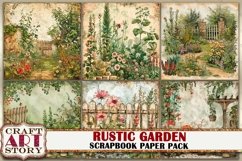 Vintage Rustic Garden journal Scrapbook Paper Pack,8x8 Product Image 4