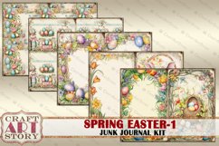 Vintage Spring Easter junk journal Kit,Digital picture Product Image 4