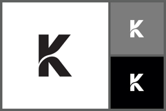 Bold Letter K Logo Icon for Modern Brand Identity Product Image 1