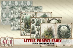 Little Forest Fairy fantasy Junk Journal Pages-2,fairies Product Image 4