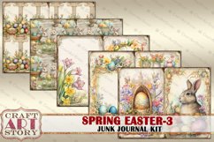 Vintage Spring Easter-3 junk journal Kit,Digital picture Product Image 4