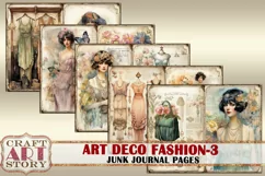 Art Deco fashion Lady Junk Journal Kit part 3 Product Image 4