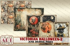 Victorian Halloween Junk Journal Pages-2,Vintage picture Product Image 4