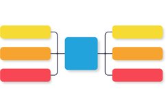 Flowchart diagram. Workflow flow structural businessc chart Product Image 1
