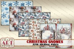 Christmas gnomes Junk Journal Pages,winter printables Product Image 5