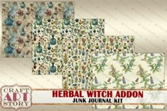 Vintage Herbal Witch Junk Journal Pages ADDON Product Image 5