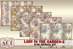 Vintage Ladies garden-2 Junk Journal Kit,victorian ephemera Product Image 5