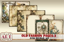 Old fashion Victorian Lady Junk Journal Kit part 3 Product Image 5
