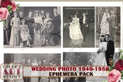Vintage Wedding old Photo,ephemera album 1940-1950,digital Product Image 5