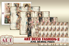 Art Deco fashion Lady Junk Journal Kit part 2 Product Image 5