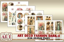 Art Deco fashion Lady Junk Journal Kit part 4 Product Image 5