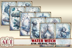 Water Witch Junk Journal Pages,scrapbook digital papers Product Image 5