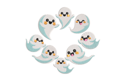 Adorable Ghost Ring Machine Embroidery Designs Product Image 1