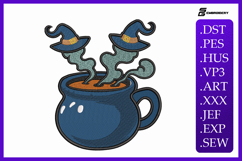 The Witches&#039; Coffee Break Embroidery Designs For Machine Product Image 1