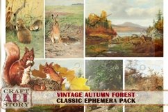 Autumn forest,fall landscape Ephemera Pack,digital Product Image 4