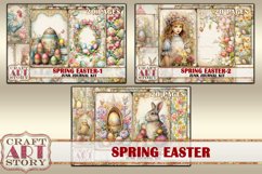 Vintage Spring Easter-3 junk journal Kit,Digital picture Product Image 6