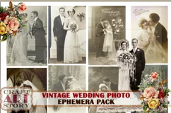 Edwardian Wedding old Photo,ephemera album,digital Ephemera Product Image 6