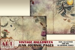 Vintage Halloween digital witch junk journal kit Product Image 6