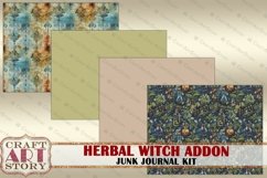 Vintage Herbal Witch Junk Journal Pages ADDON Product Image 6
