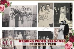 Vintage Wedding old Photo,ephemera album 1940-1950,digital Product Image 6