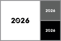 2026 New Year Text Icon Product Image 1