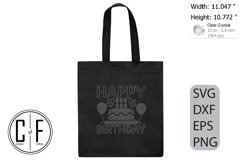 Happy Birthday Rhinestone Template Product Image 3
