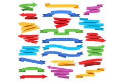 Colorful ribbons and pointers Product Image 1
