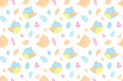 Cartoon Birds Seamless Pattern Product Image 2
