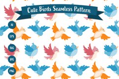 Cute birds seamless pattern Product Image 1