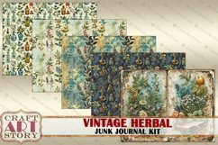 Vintage Herbal Junk Journal Pages-2,scrapbook Herb Witch Product Image 9