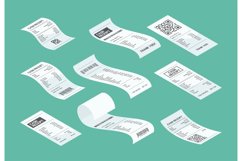 Purchasing check. Buying receipt calculate purchasing financ Product Image 1