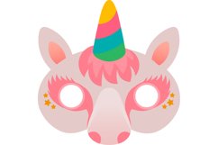 Unicorn horse mask. Photo booth prop booth props costume Product Image 1