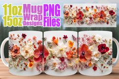 Garden Glam Mug Wrap - Sublimation Charm Product Image 1