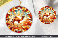 Animals Stained Glass Ornament Bundle, 30 High-Quality PNG Product Image 16