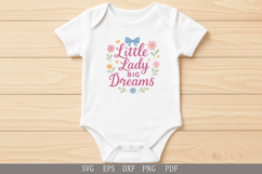 Little Lady Big Dreams SVG Inspirational Design for Girls Product Image 7