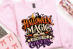 Halloween Magic Between the Covers PNG, Halloween Book Lover Product Image 3
