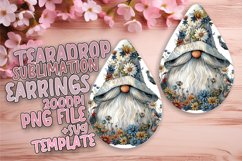 Dreamy Gnome Delight: Watercolor Teardrop Charms Product Image 1