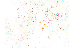 Color paint splatter background. Paint bright splashes Product Image 1