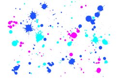 Color paint splatter background. Paint bright splashes Product Image 1