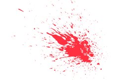 Color paint splatter. Spray paint blot element Product Image 1