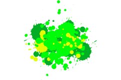 Color paint splatter. Spray paint blot element Product Image 1