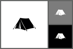 Tent Camping Icon Product Image 1
