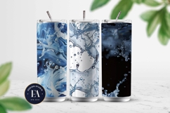 Blue Water Splash Texture | Liquid Abstract Background Product Image 2